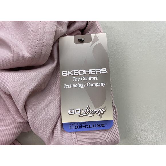 Skechers Go Lounge Restful Jogger Pants Womens XL Pastel Pink Skechluxe Pockets - Picture 12 of 16